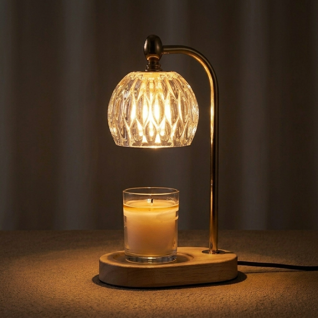 The Calm Lamp | Crystal Candle Warmer