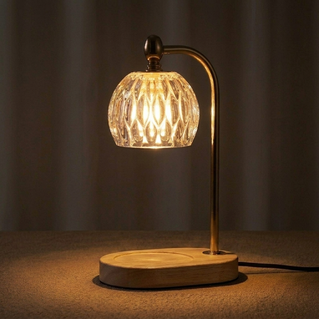 The Calm Lamp | Crystal Candle Warmer
